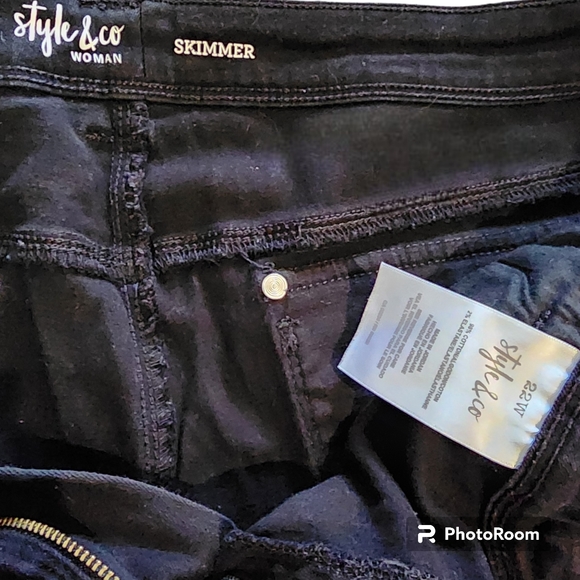 Style & Co skimmer 22W jeans shorts - Picture 3 of 6